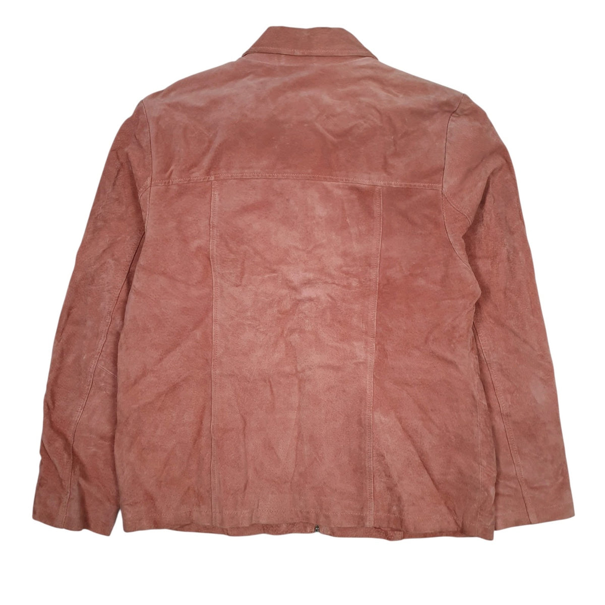 Womens Pink 4/5/6 Fashion Concept Suede Bomber  Coat
