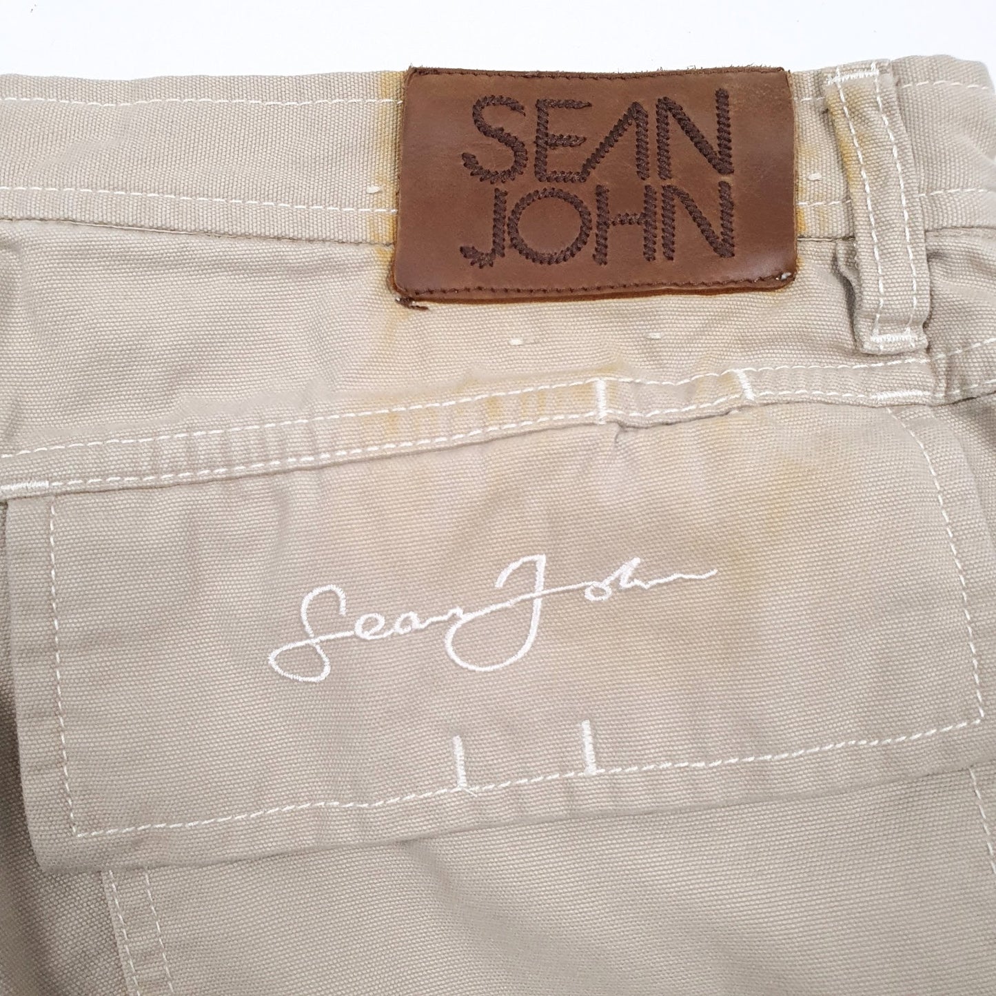 Mens Brown Sean John  Crewneck Shorts
