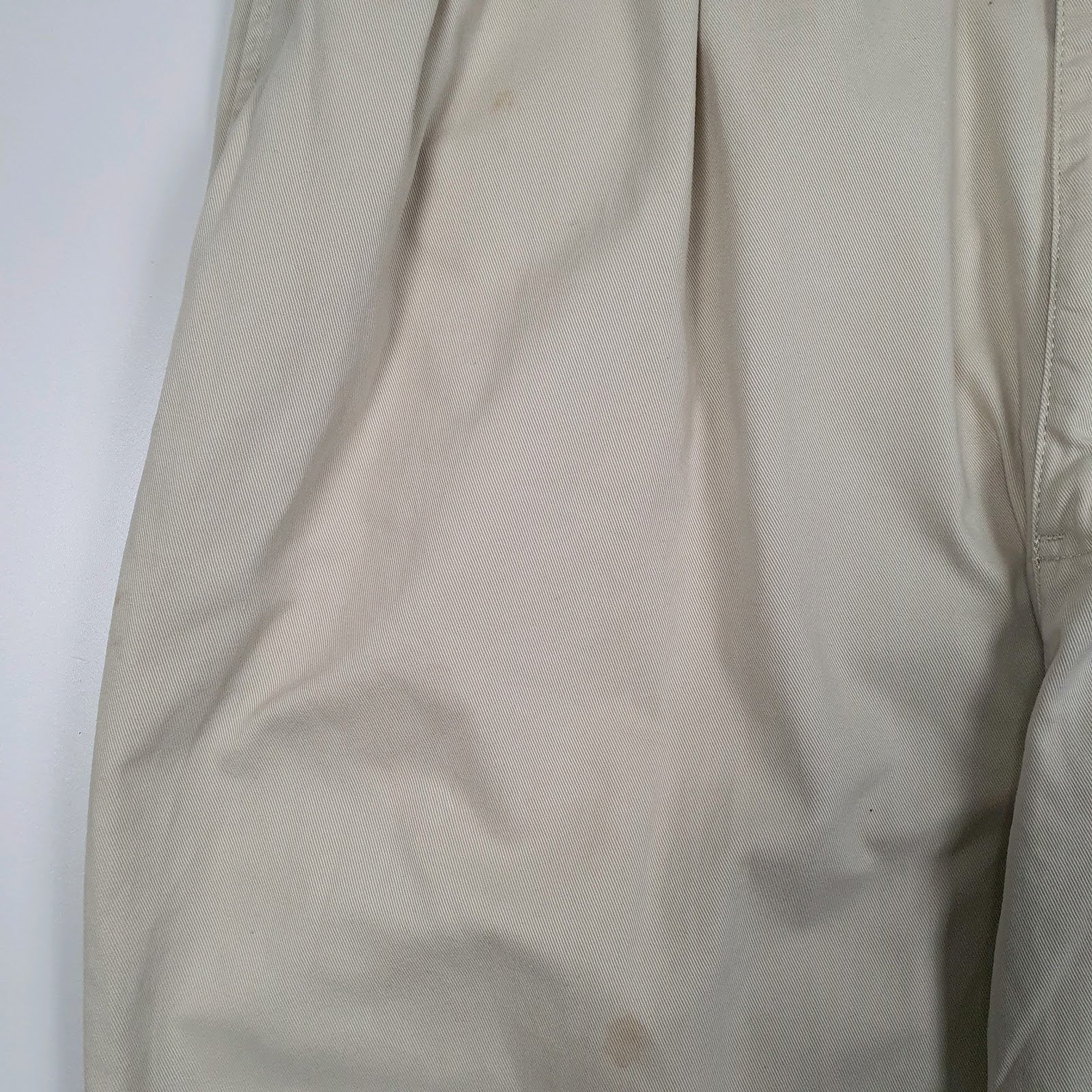 Mens Beige Polo Ralph Lauren Andrew Pant Double Pleated  Trousers