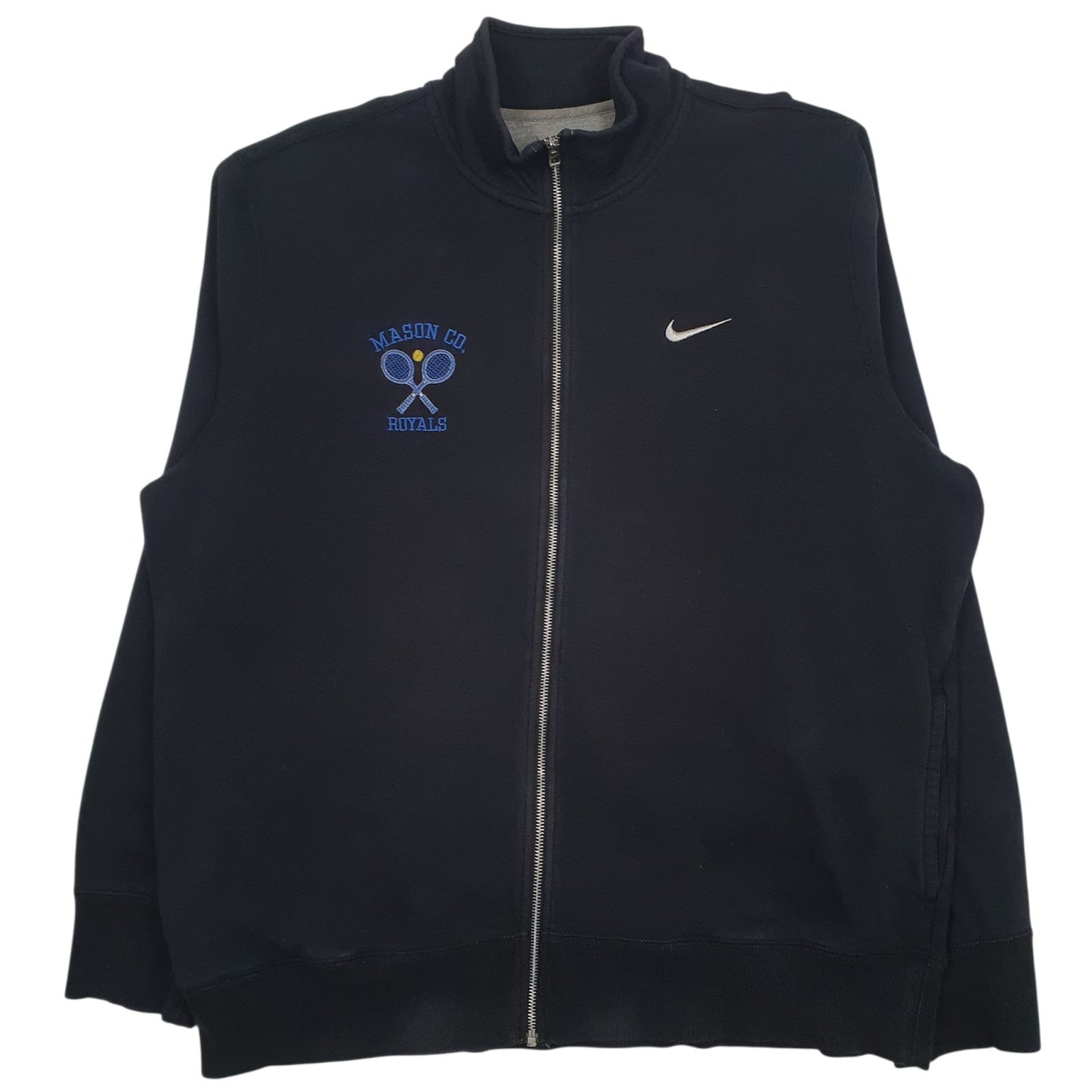 Mens Black Nike  Full Zip Jumper