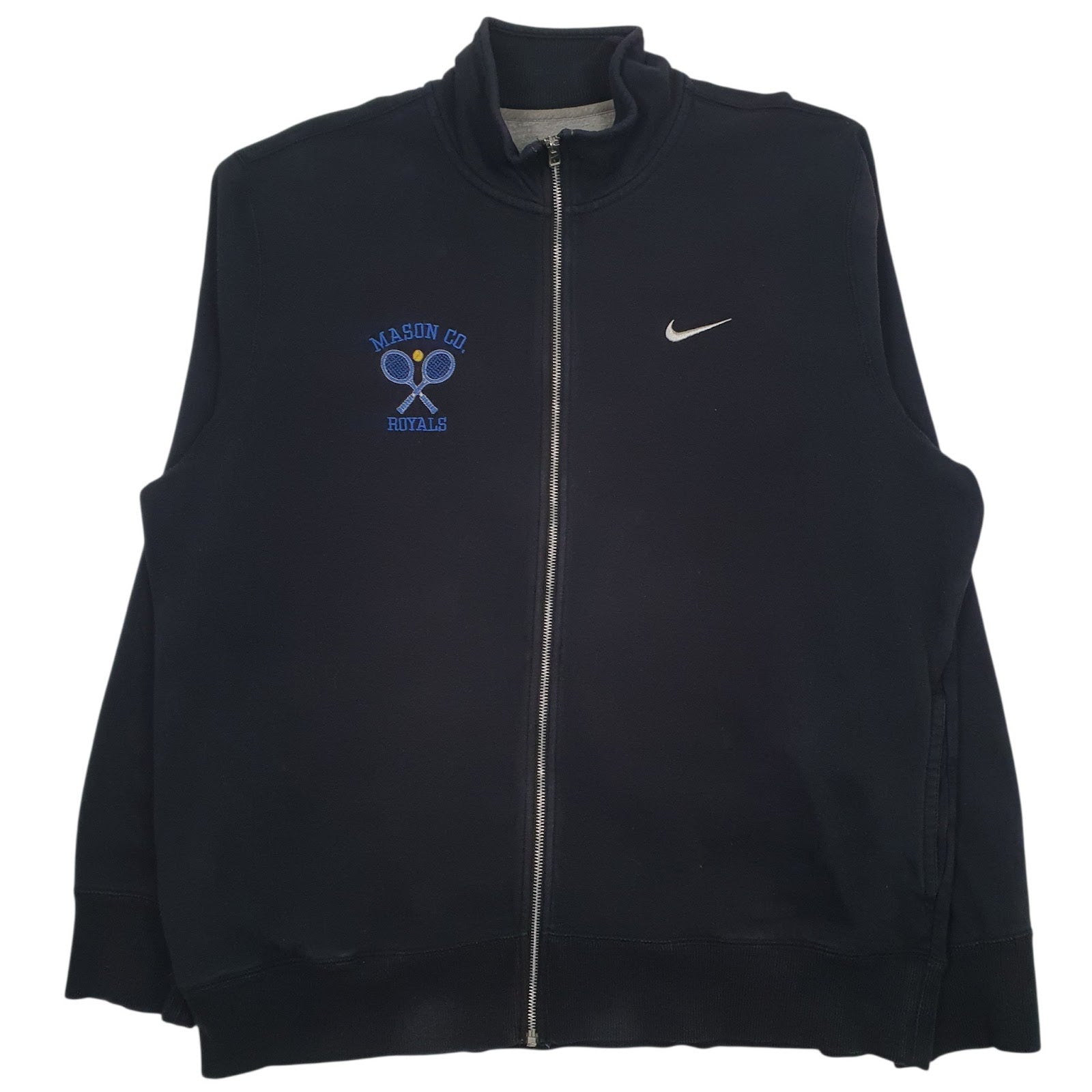 Mens Black Nike  Full Zip Jumper