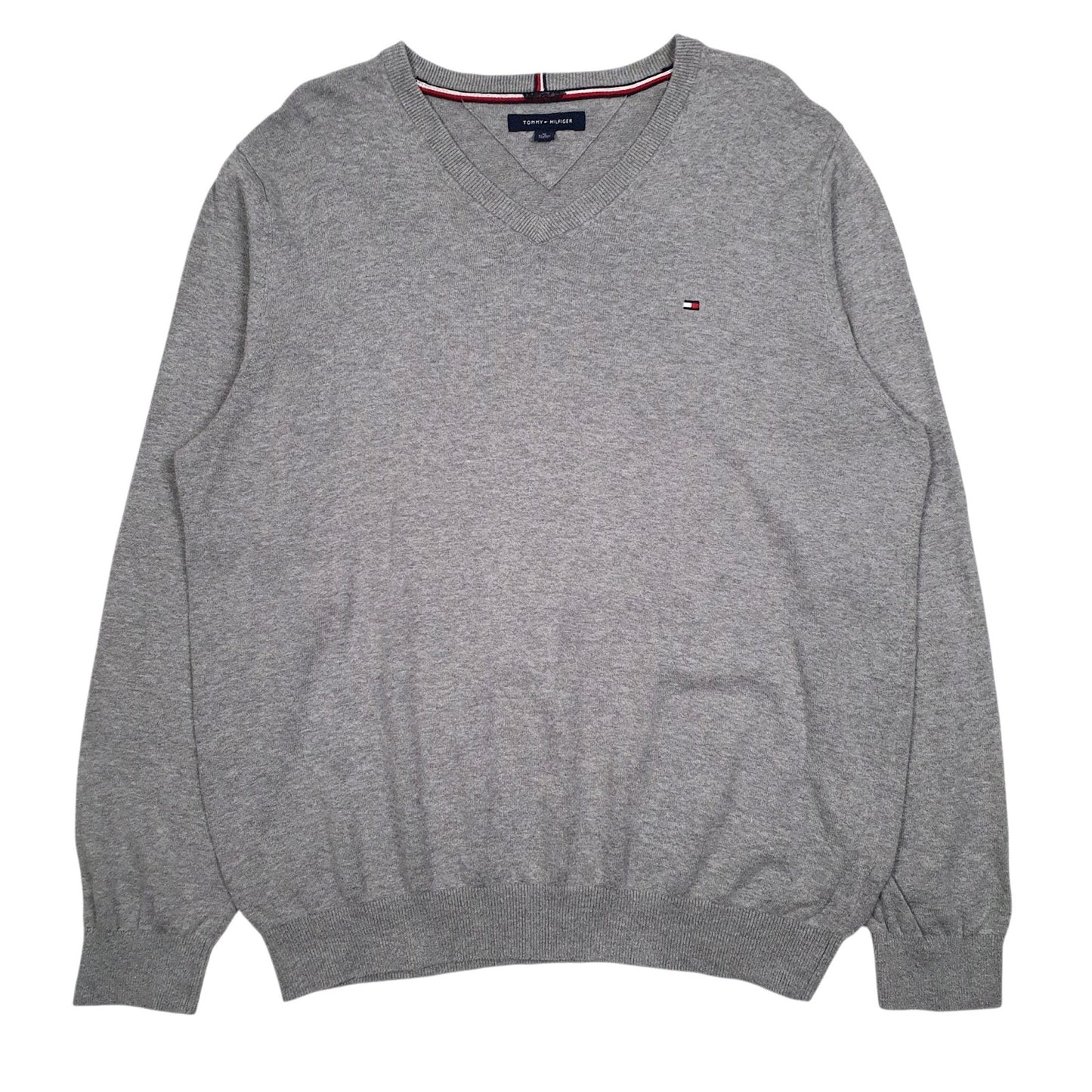 Mens Grey Tommy Hilfiger  Crewneck Jumper