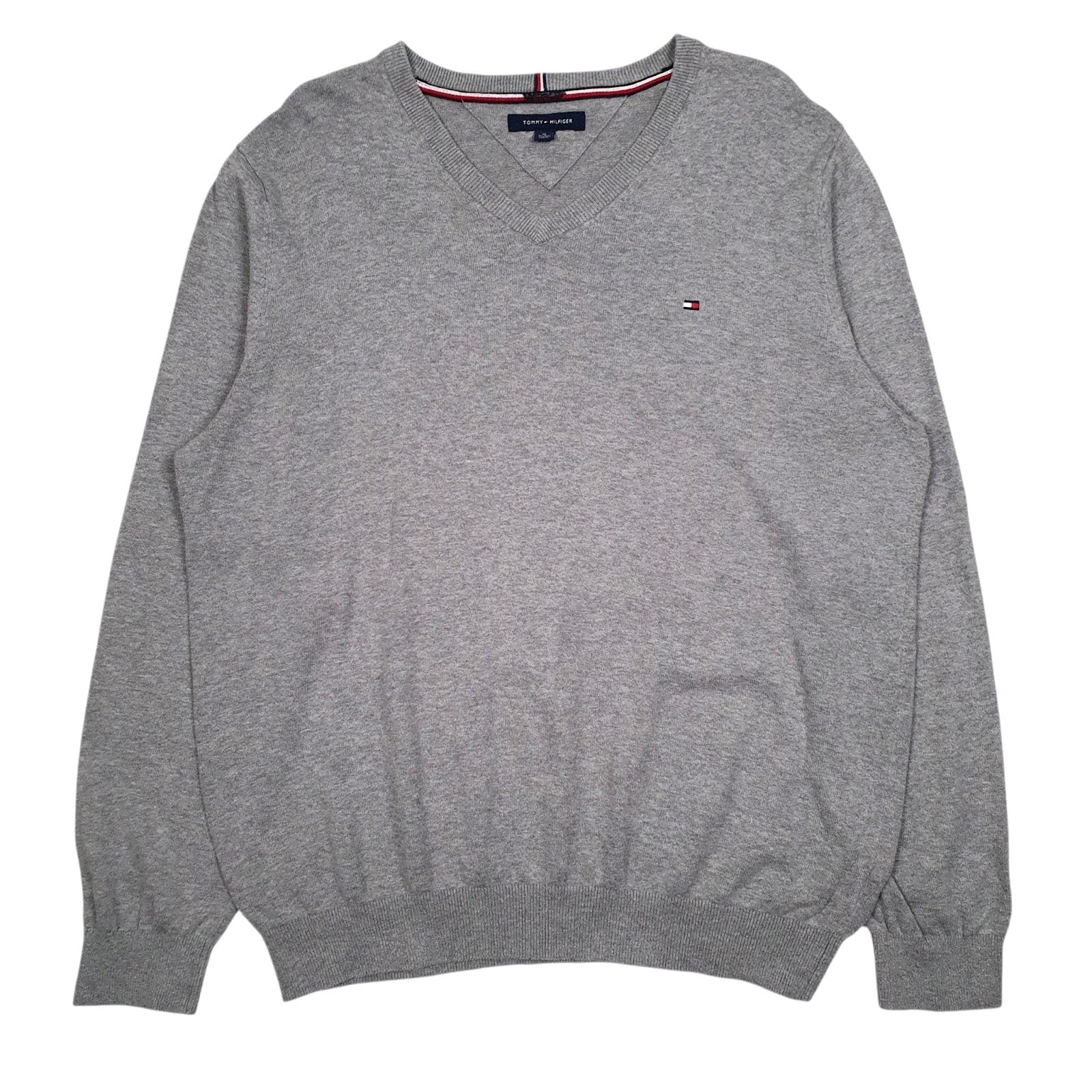 Mens Grey Tommy Hilfiger  Crewneck Jumper