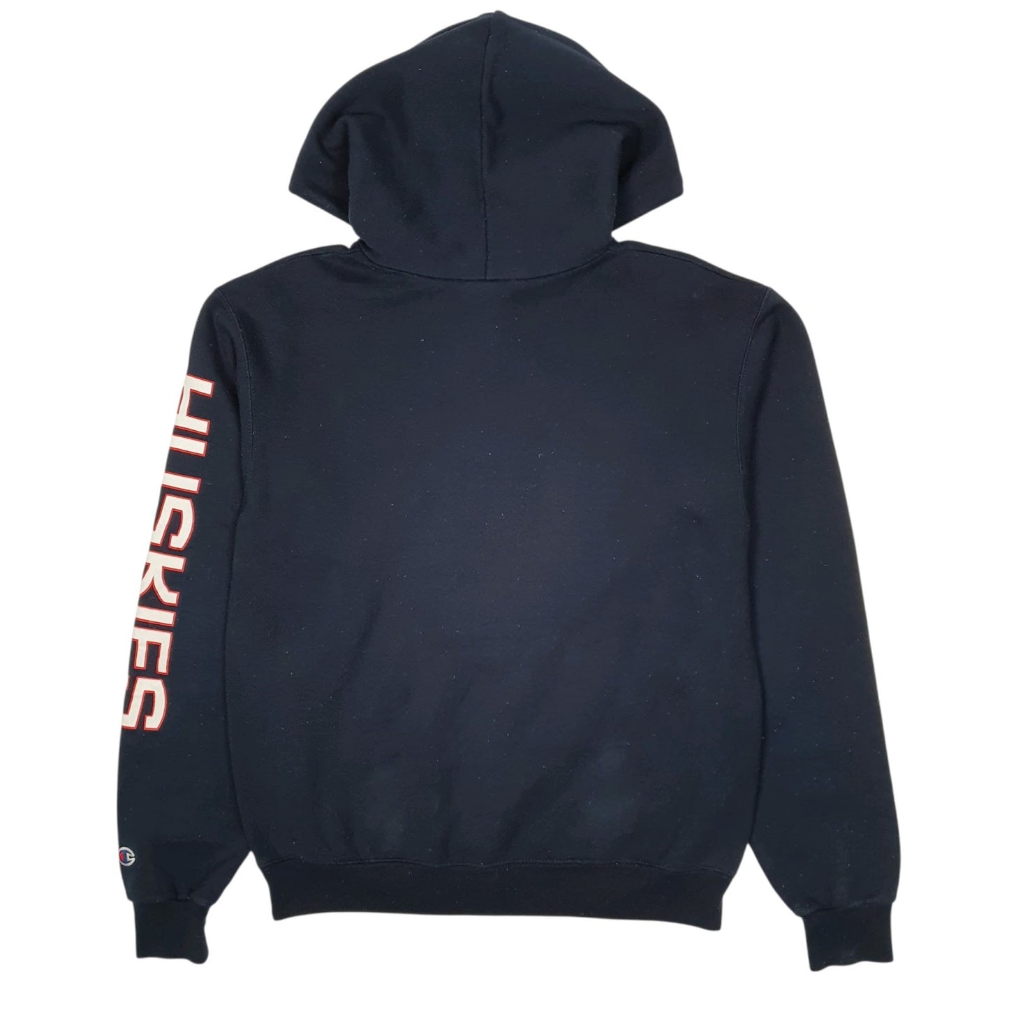 Mens Navy Champion UCONN Huskies Hoodie Jumper