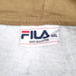 Mens Black Fila Spellout Hoodie Jumper
