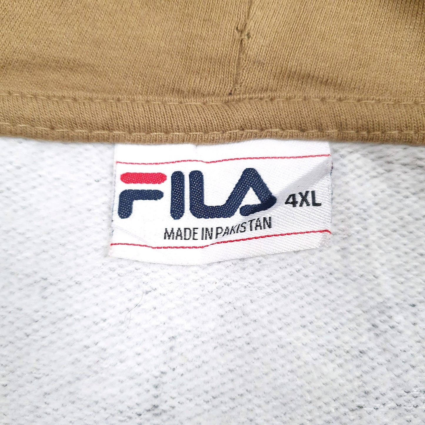 Mens Black Fila Spellout Hoodie Jumper
