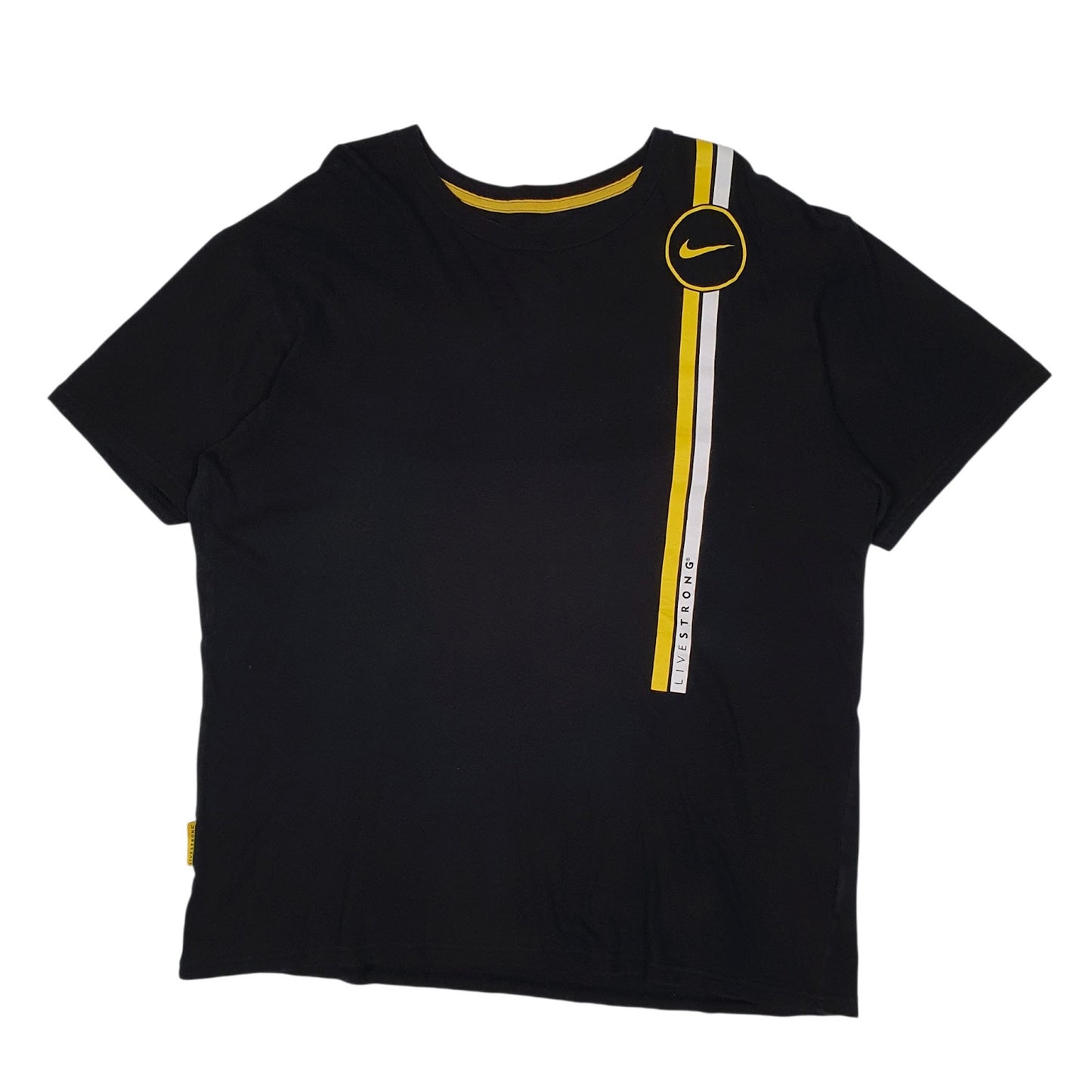 Mens Black Nike Livestrong Short Sleeve T Shirt