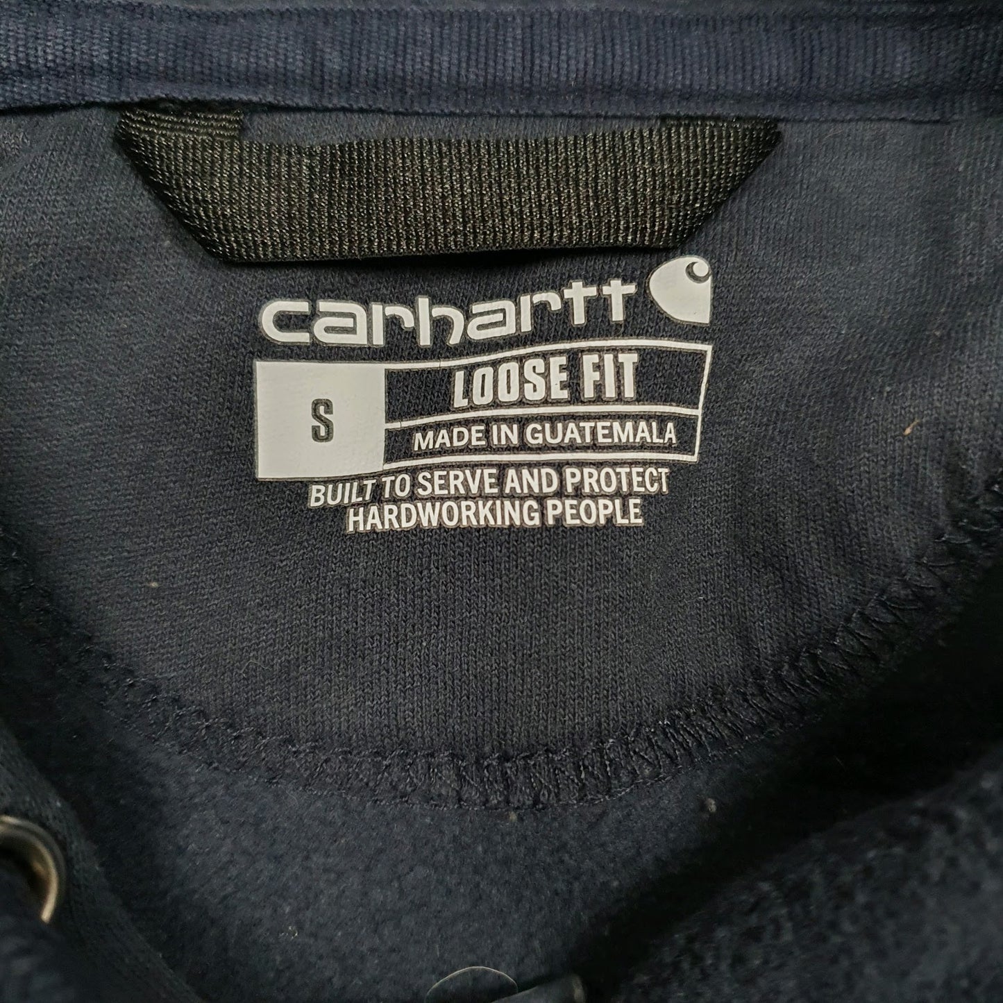 Mens Navy Carhartt  Hoodie Jumper