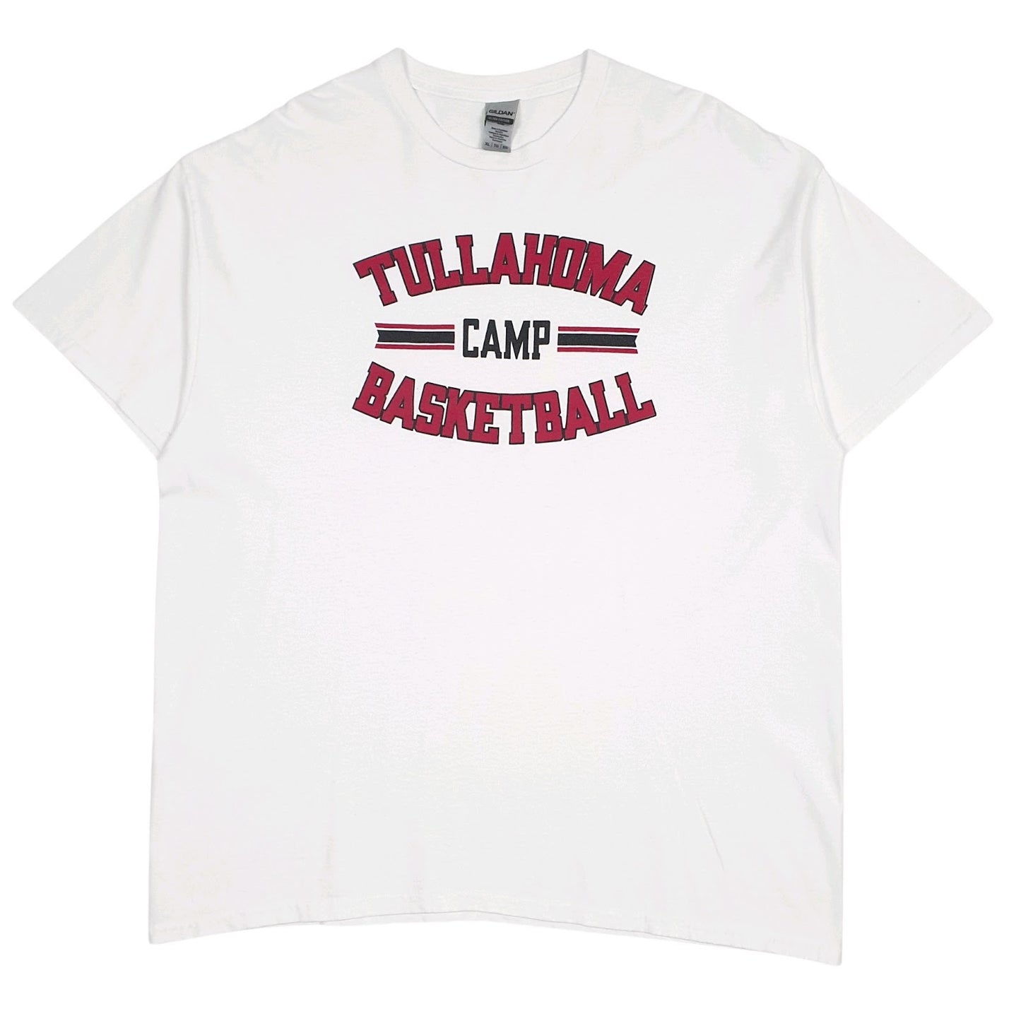 Mens White Gildan Tullahoma Basketball Short Sleeve T Shirt