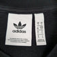 Mens Black Adidas Spellout Crewneck Jumper