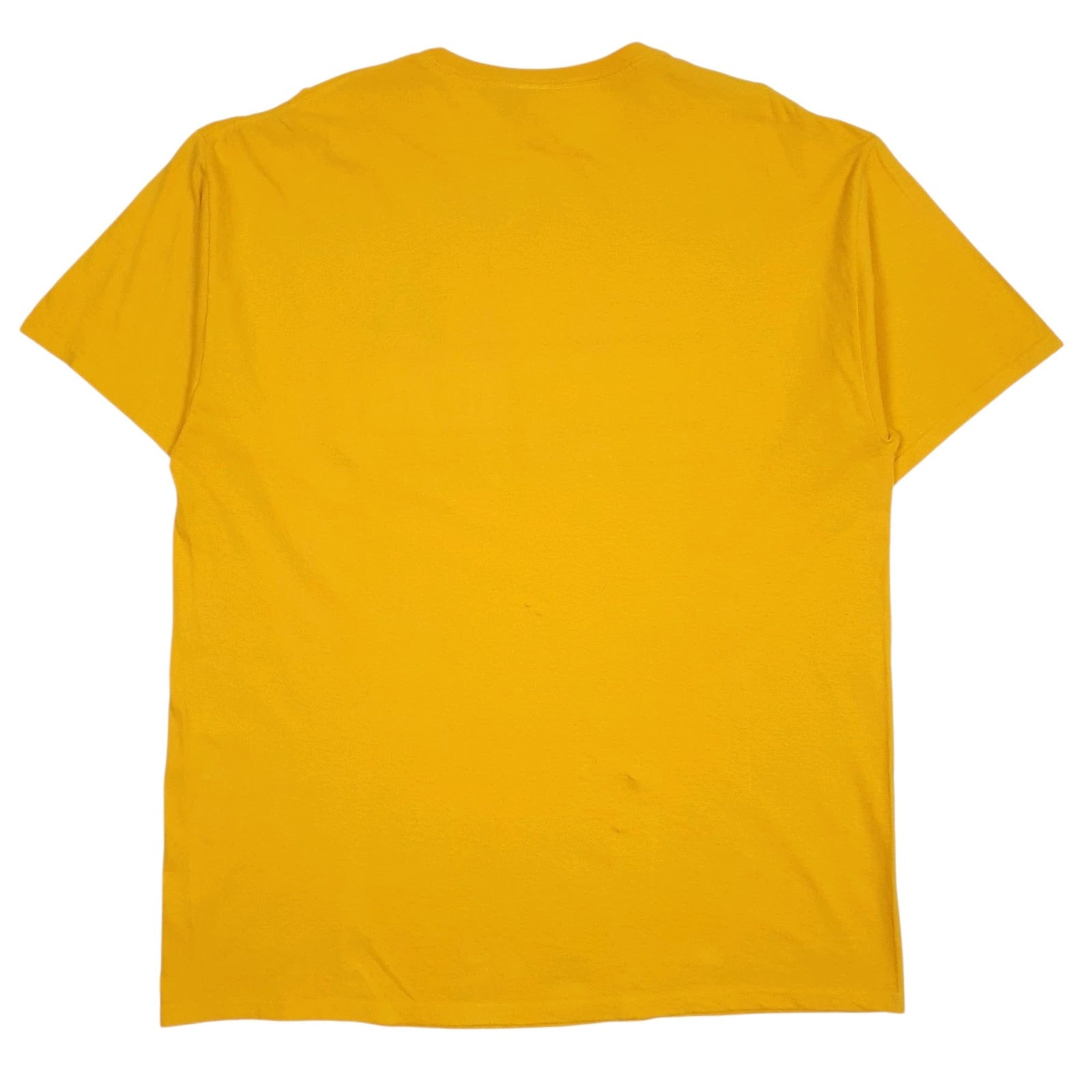Mens Yellow Fruit Of The Loom Mount Mercy Mustangs  T Shirt