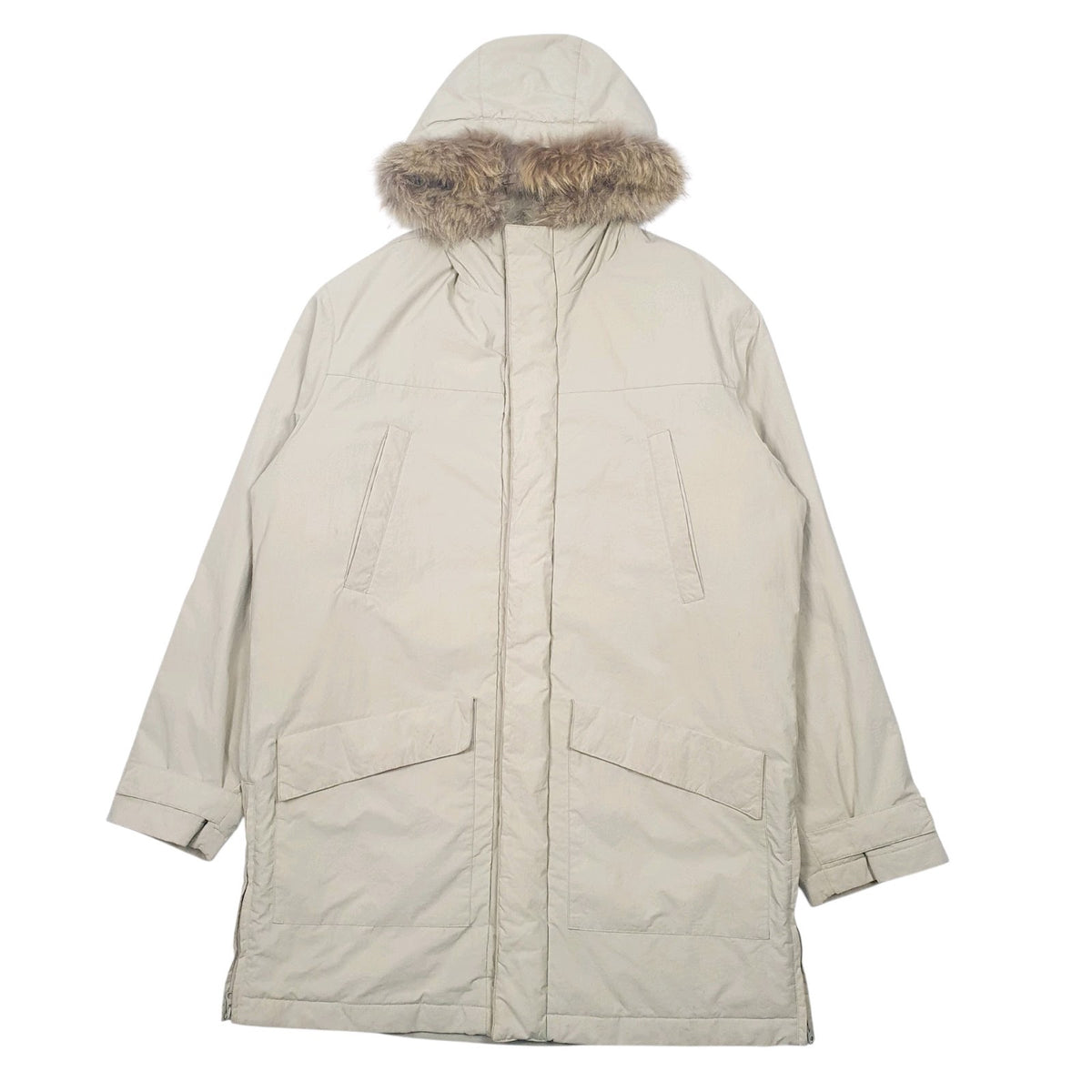 Womens Beige Sergio Tacchini Padded Longline  Coat