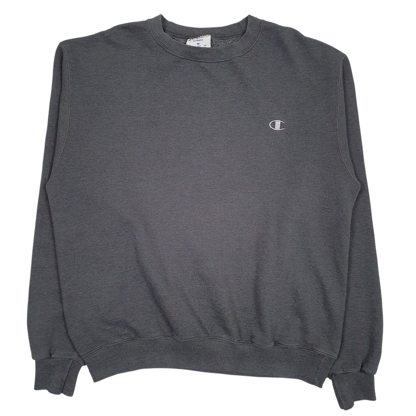 Mens Grey Champion  Crewneck Jumper