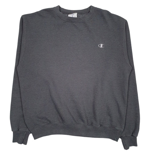 Mens Grey Champion  Crewneck Jumper