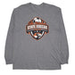 Mens Grey Unbranded New Richmond State Soccer Long Sleeve T Shirt