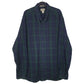Mens Navy L.L.Bean Flannel Long Sleeve Shirt