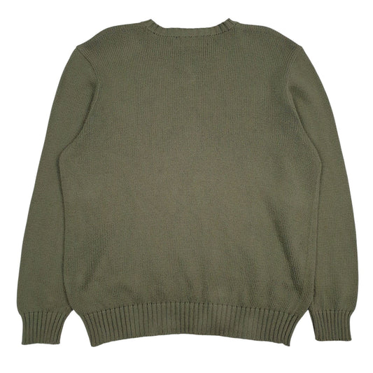 Mens Green Polo Ralph Lauren  Crewneck Jumper