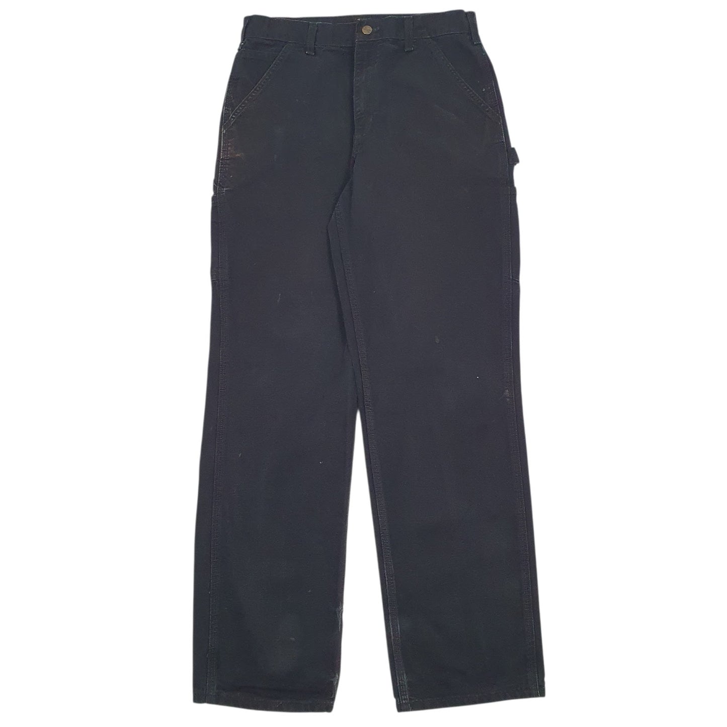 Mens Black Carhartt B11-BLK Carpenter Trousers