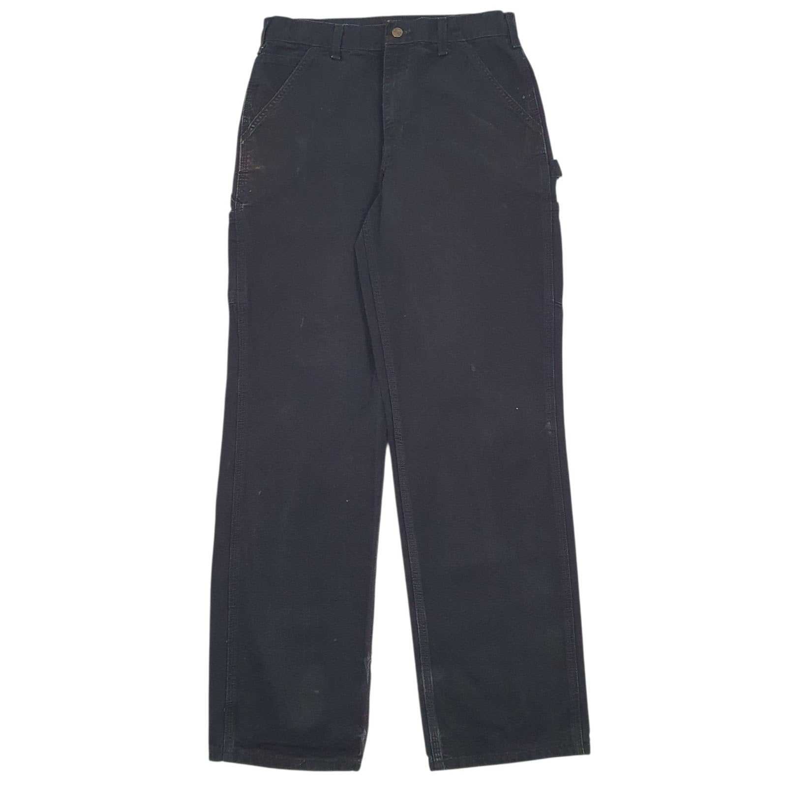Mens Black Carhartt B11-BLK Carpenter Trousers