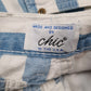 Womens Blue Chic Vintage Made In U.S.A  Shorts