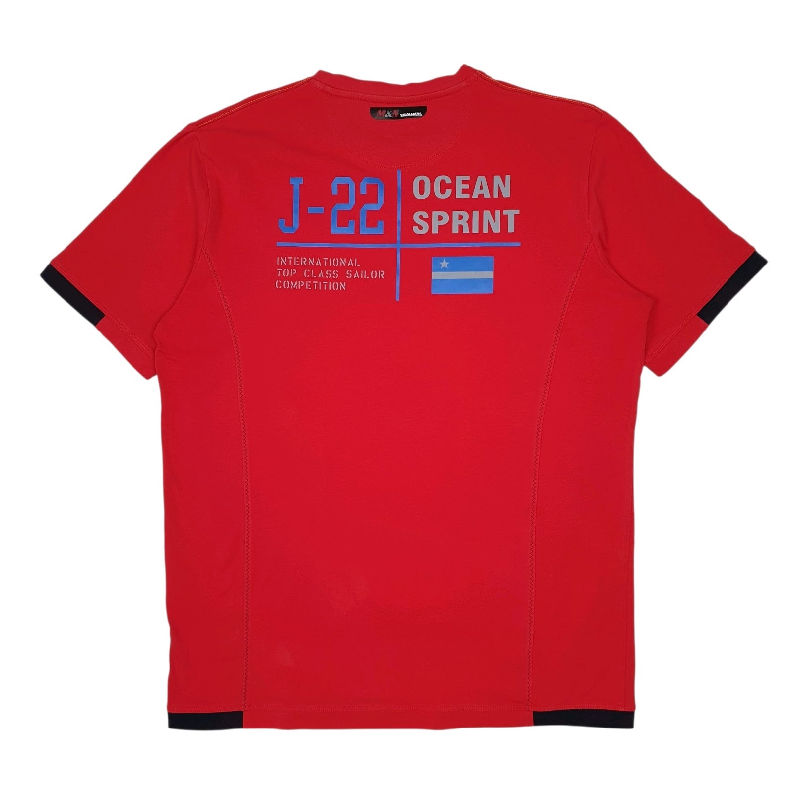 Mens Red Murphy & Nye Sailing Ocean Sprint  T Shirt