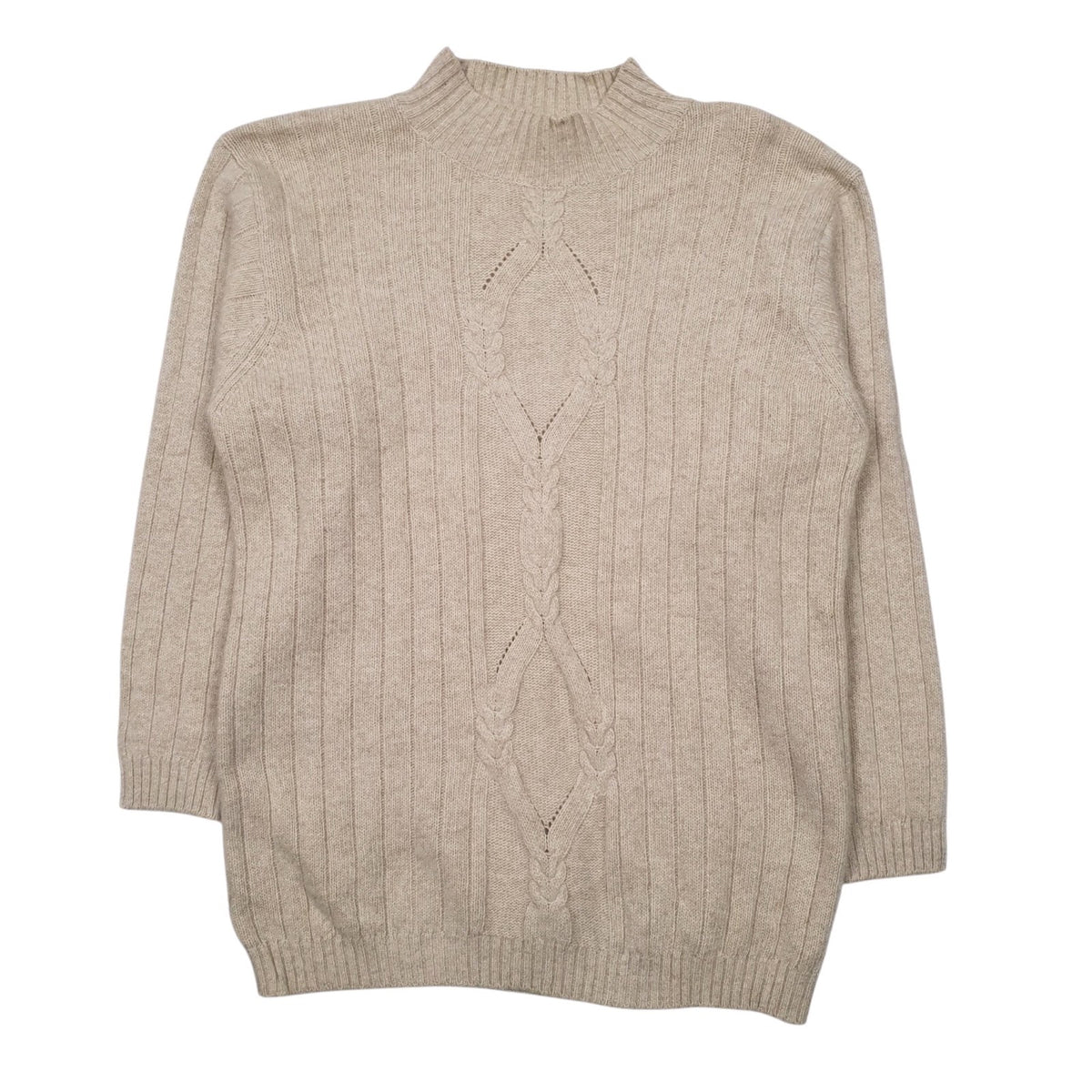Mens Beige United Colors Of Benetton  Crewneck Jumper