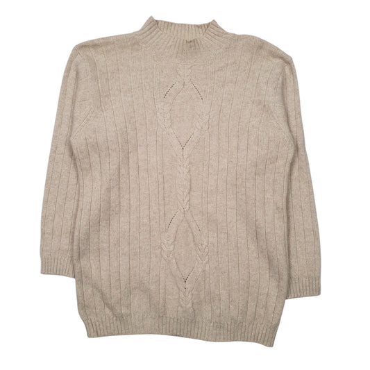 Mens Beige United Colors Of Benetton  Crewneck Jumper