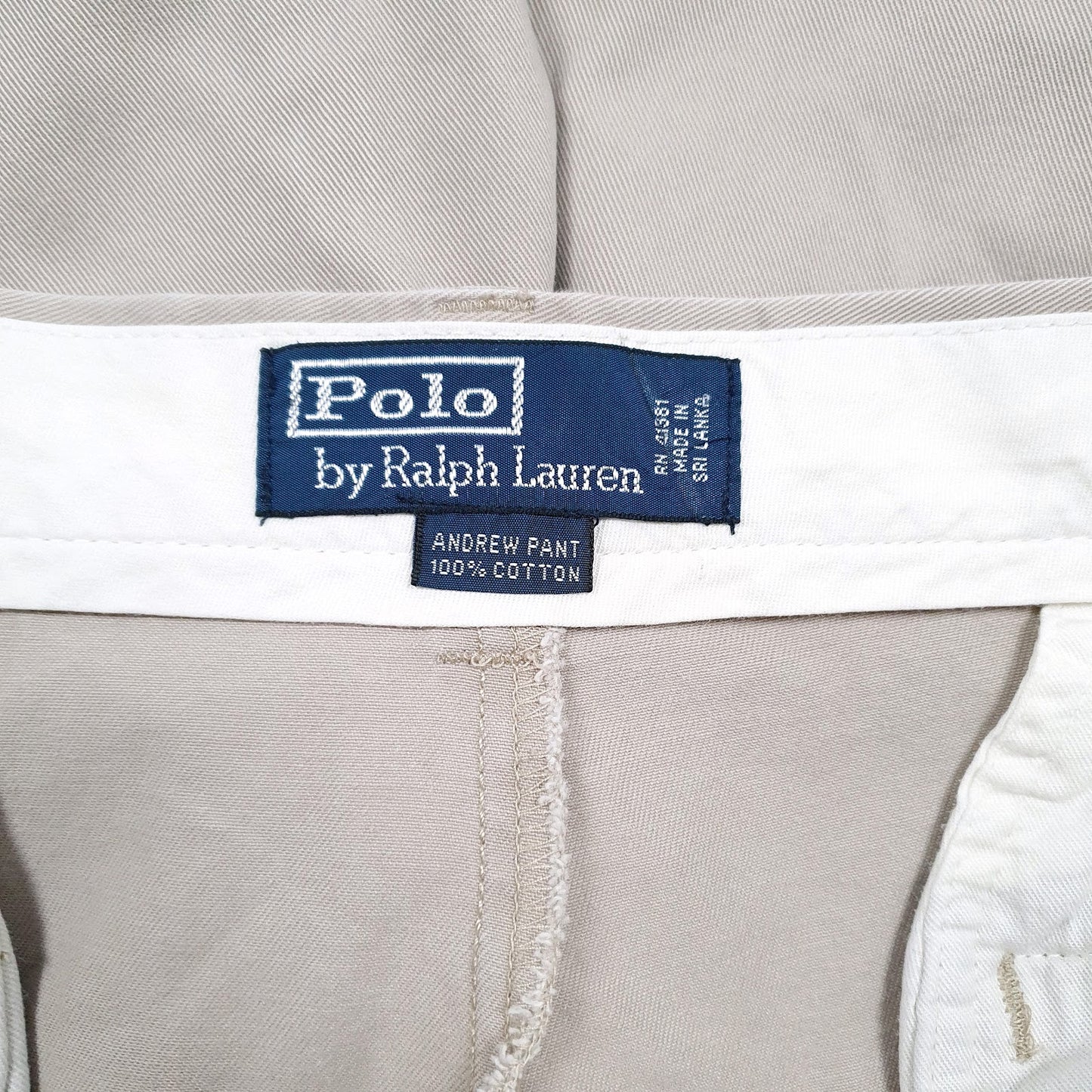 Mens Brown Polo Ralph Lauren Andrew Pant Pleated  Trousers