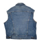 Mens Blue Lee Riders Vintage 90s Trucker Vest Gilet  Coat