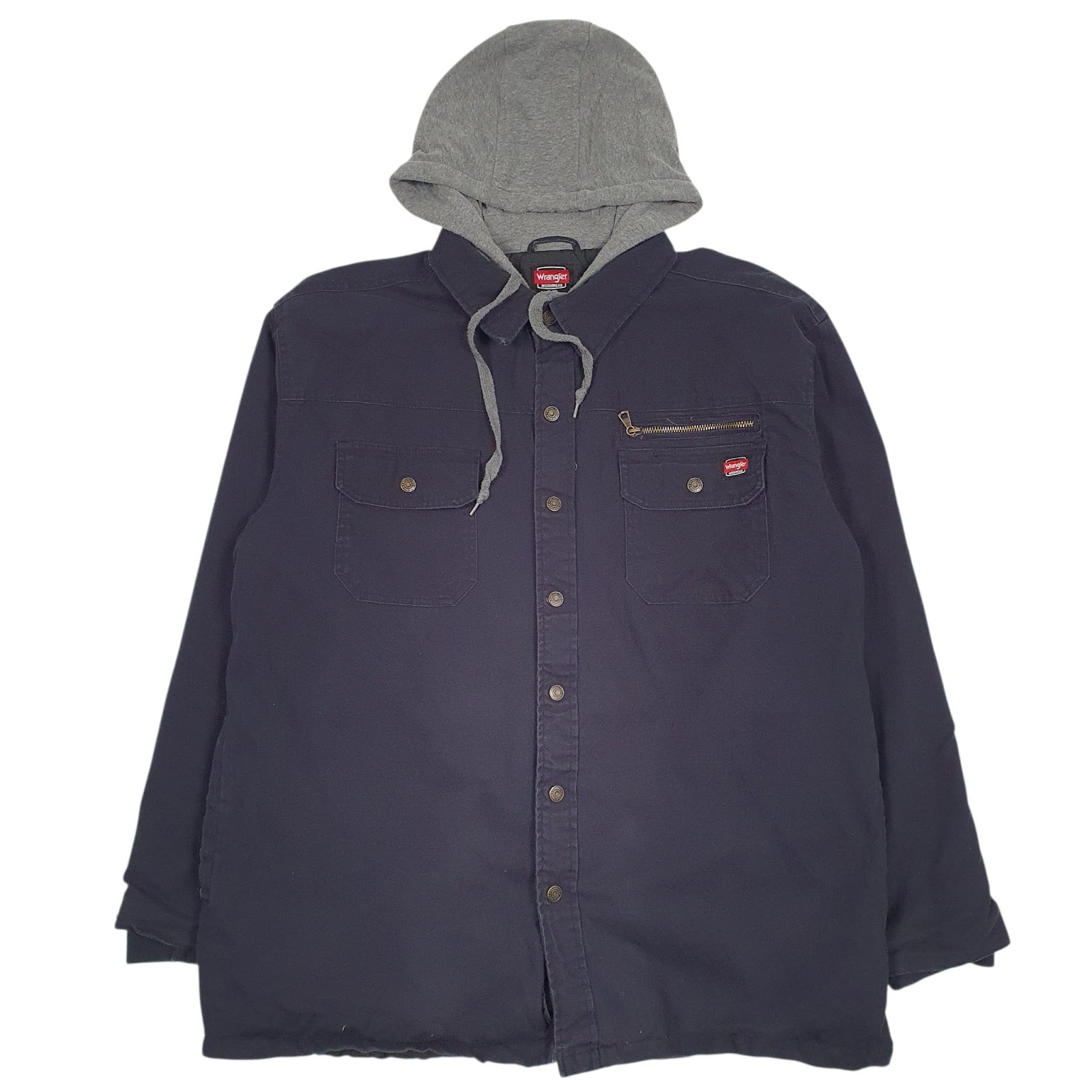 Mens Navy Wrangler Padded  Coat
