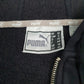 Womens Black Puma  Full Zip Jumper