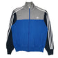 Mens Blue Adidas Vintage 00s Track Top Full Zip Jumper