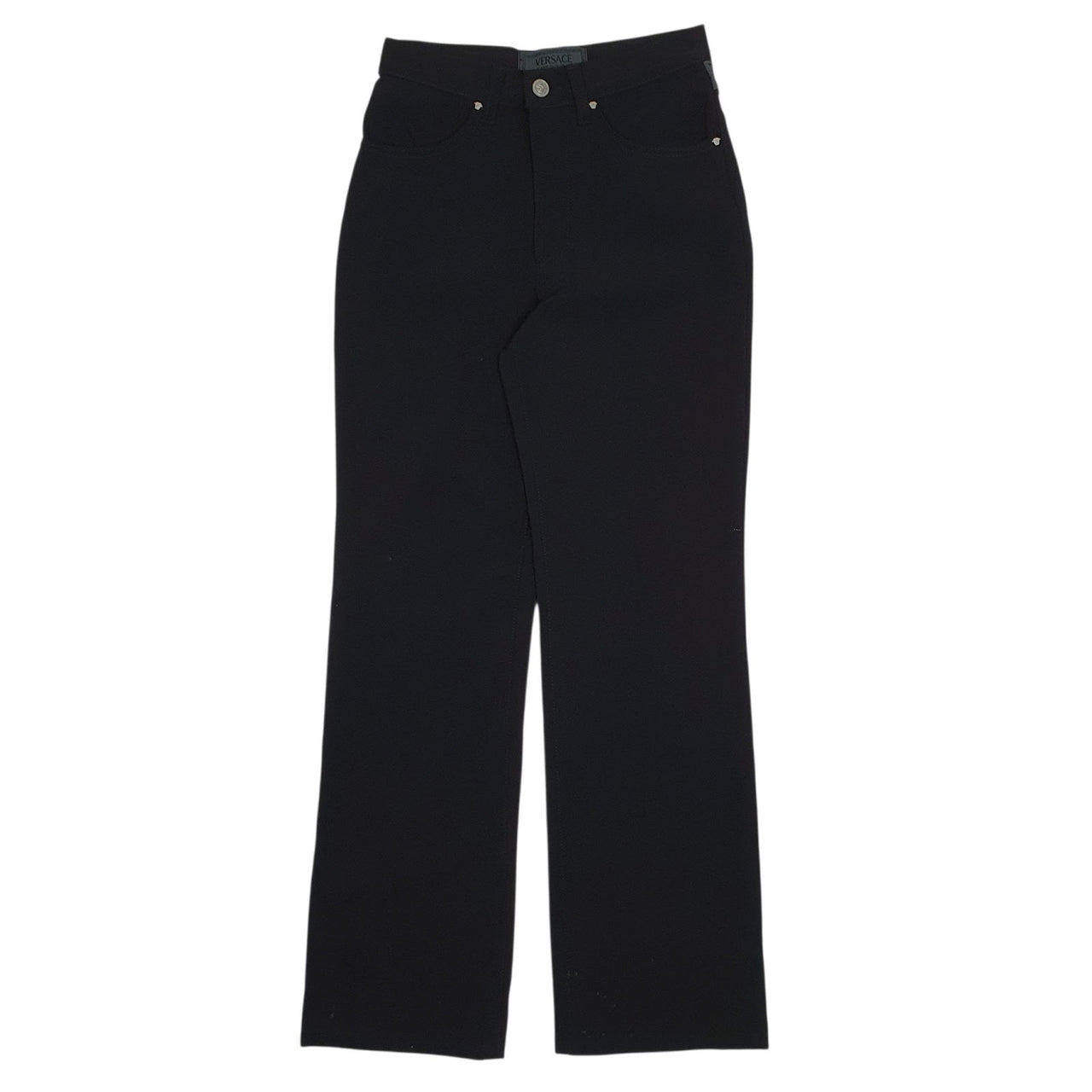 Womens Black Versace  Formal Trousers