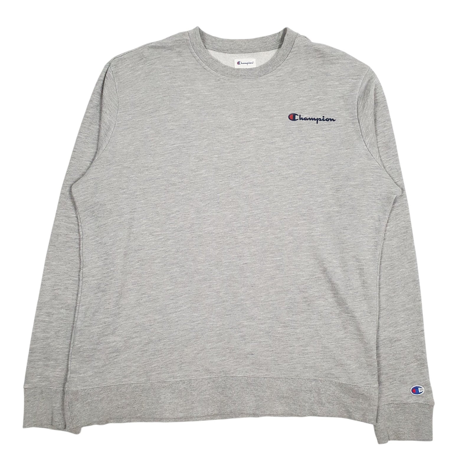 Mens Grey Champion  Crewneck Jumper