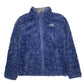 Womens Grey The North Face Reversible Fleece Crewneck Coat