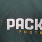 Mens Green NFL Green Bay Packers Quarter Zip Pullover Full Zip Coat