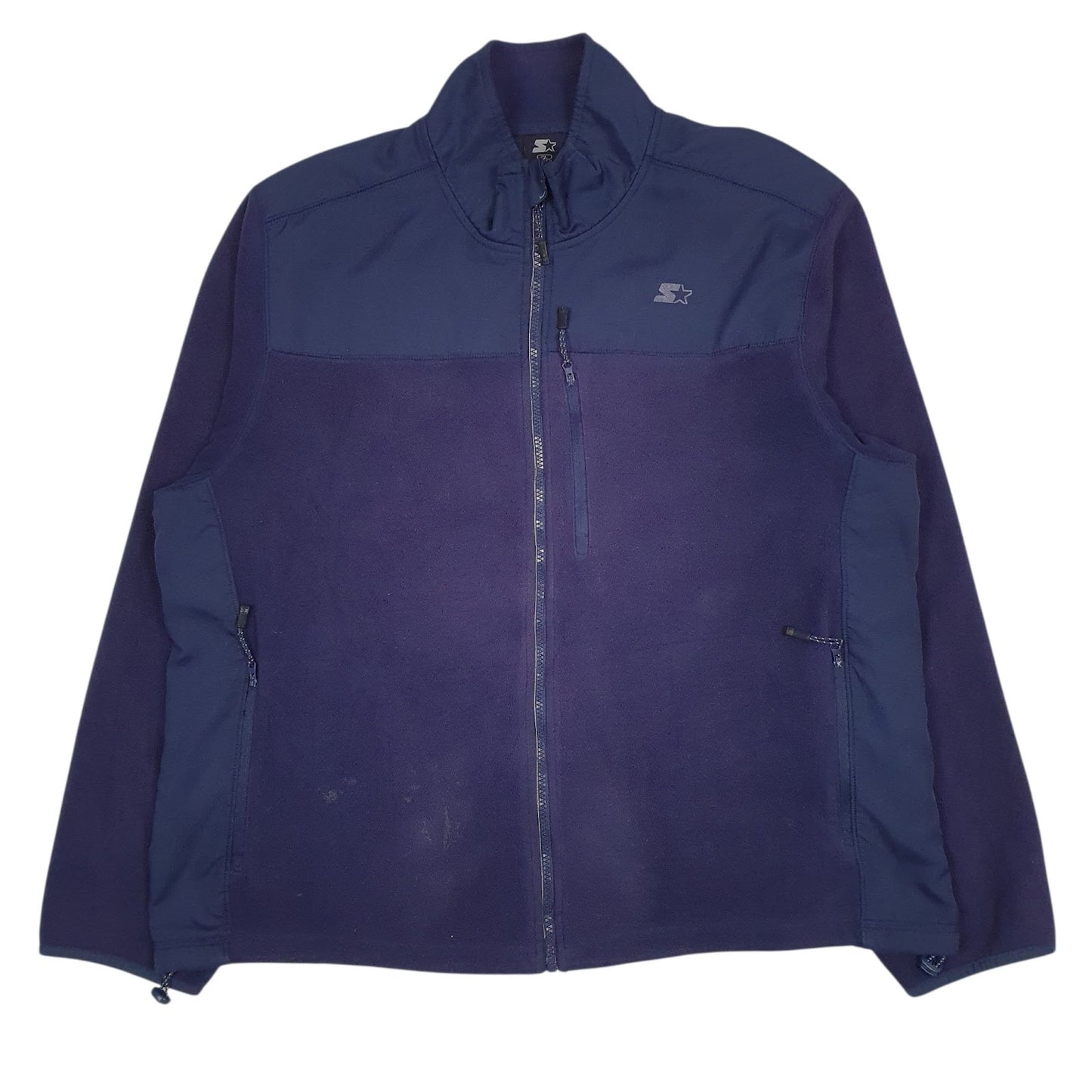 Mens Blue Starter  Full Zip Jumper