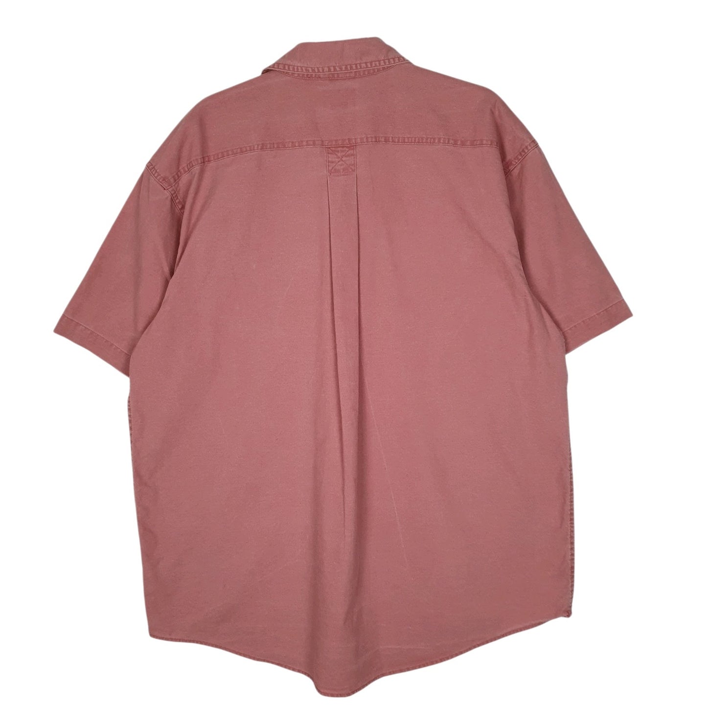 Mens Pink L.L.Bean Sunwashed Canvas  Shirt