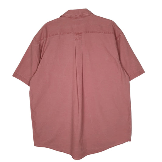 Mens Pink L.L.Bean Sunwashed Canvas  Shirt