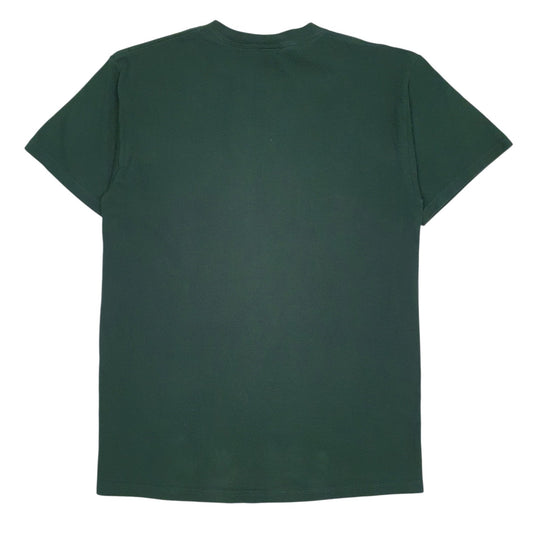 Mens Green Fruit Of The Loom   T Shirt