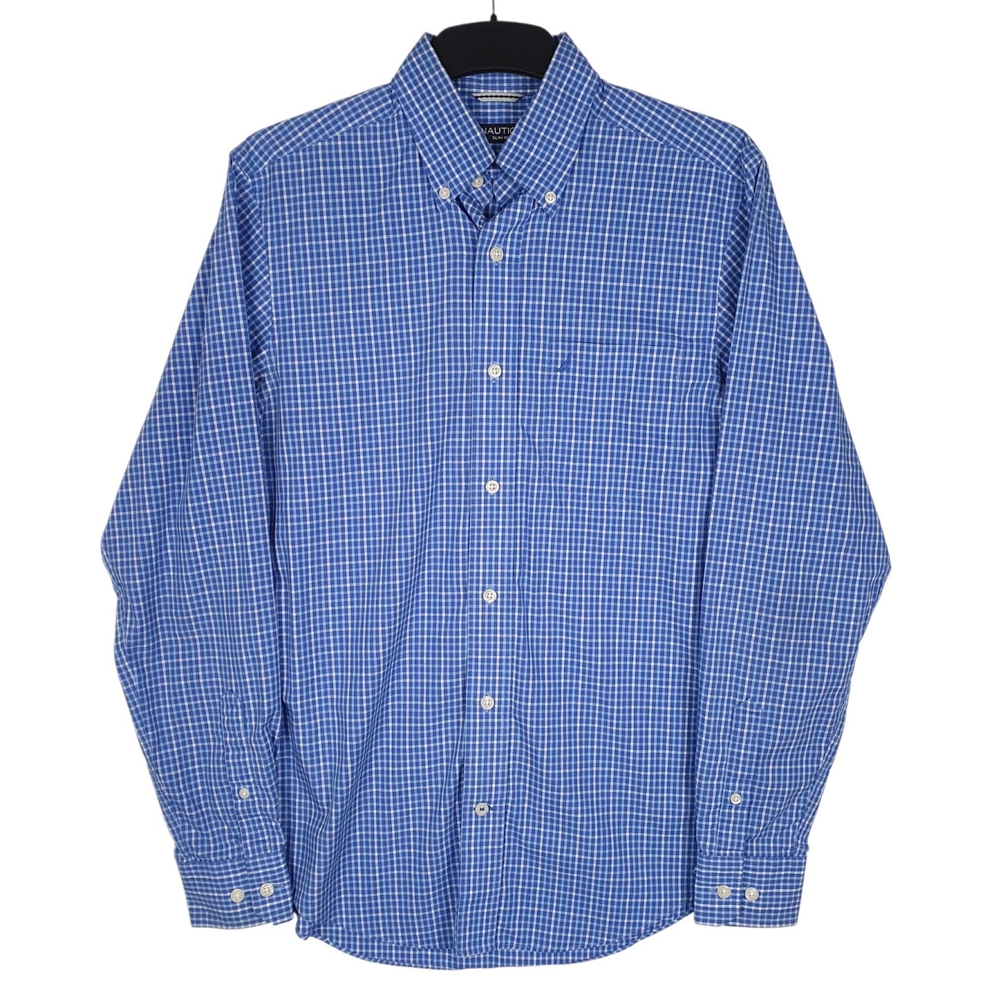 Mens Blue Nautica  Long Sleeve Shirt