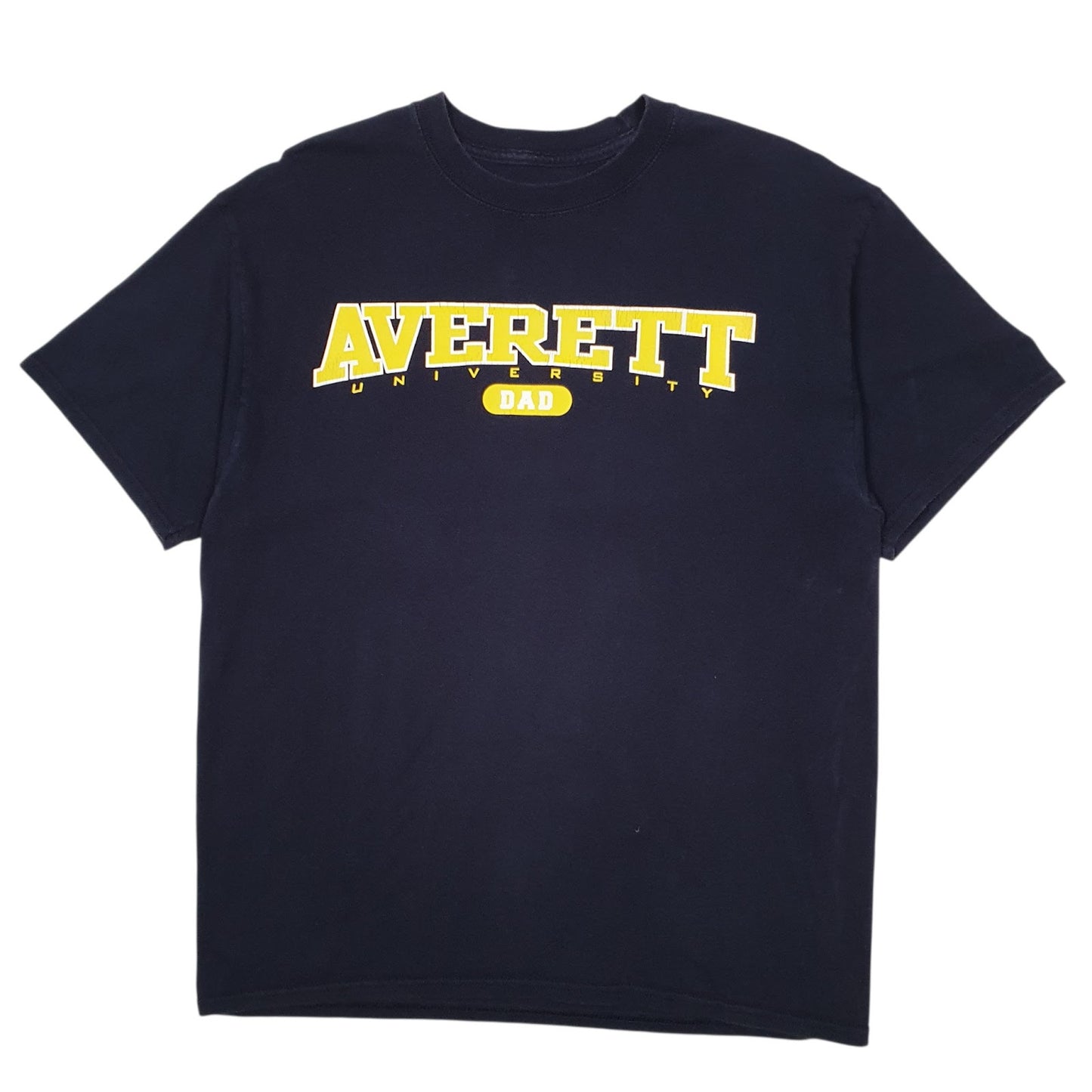 Mens Navy Champion Averett University Short Sleeve T Shirt
