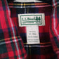 Mens Red L.L.Bean Flannel  Shirt