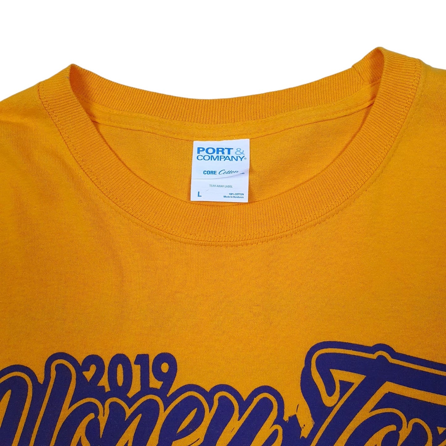 Mens Orange Port & Company Texas  T Shirt
