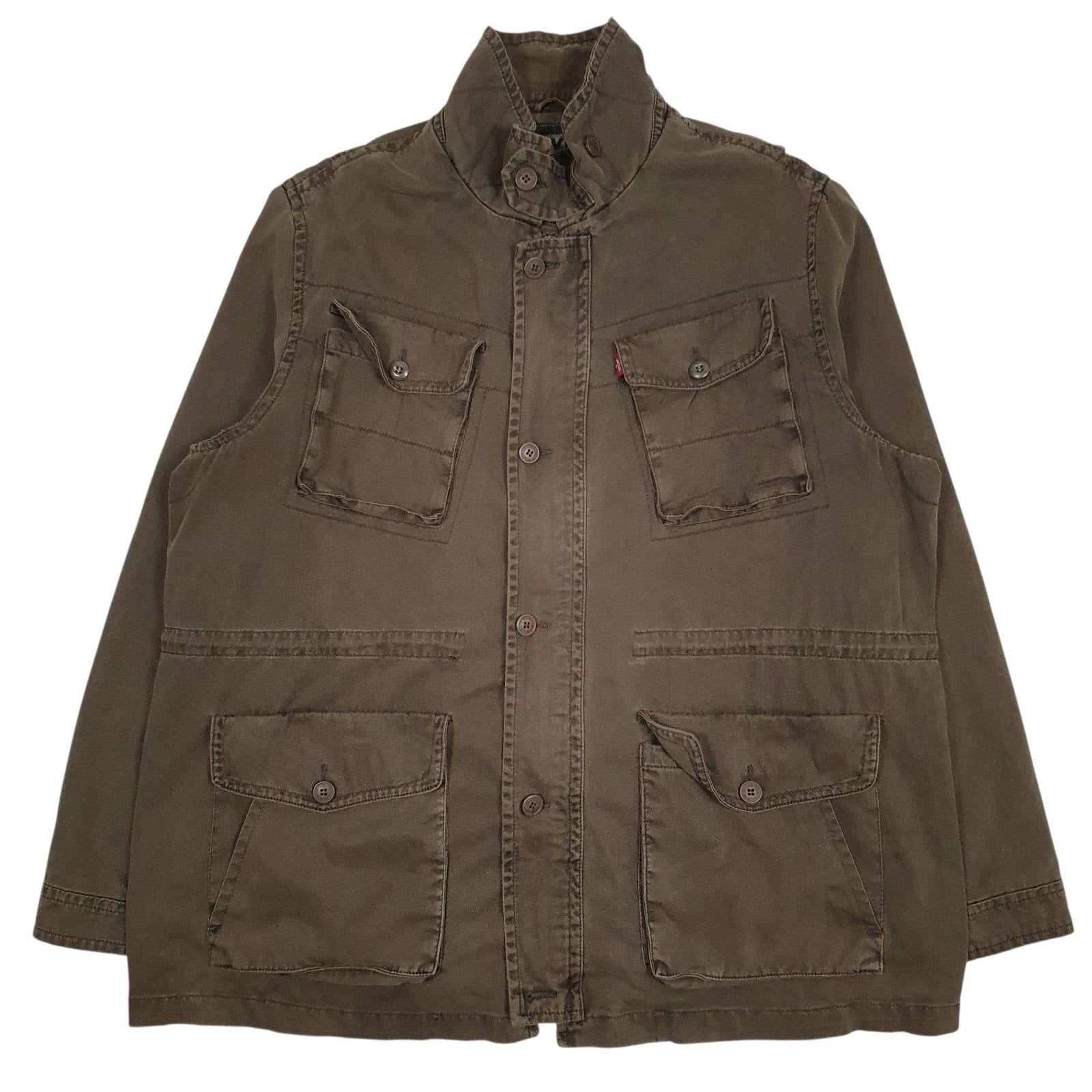 Mens Green Levis   Coat
