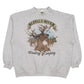Mens Grey Tultex Graphic Vintage 90s Crewneck Jumper
