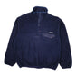 Mens Navy Patagonia Synchilla Vintage 90s Made In USA Quarter Zip Jumper