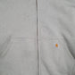 Womens Grey Carhartt  Full Zip Jumper