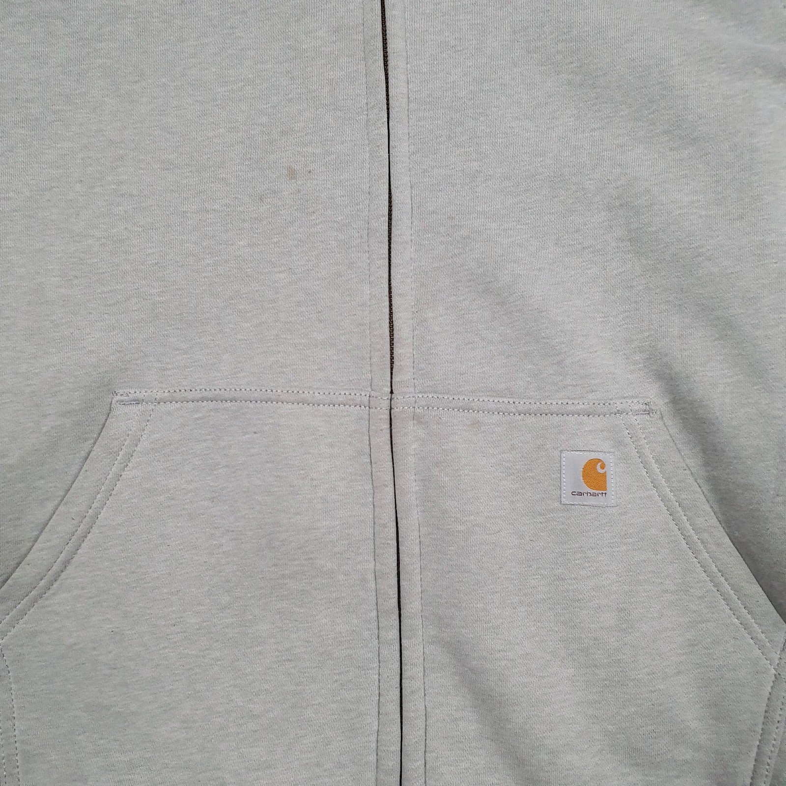 Womens Grey Carhartt  Full Zip Jumper