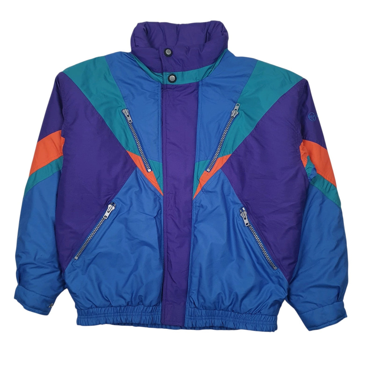 Mens Blue Sergio Tacchini Vintage  Coat
